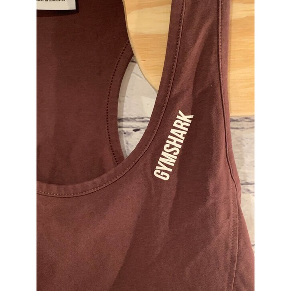 Gymshark Womens Medium Crop Tank Top Racerback Pullover Unlined “Be A Visionary” - Picture 2 of 10